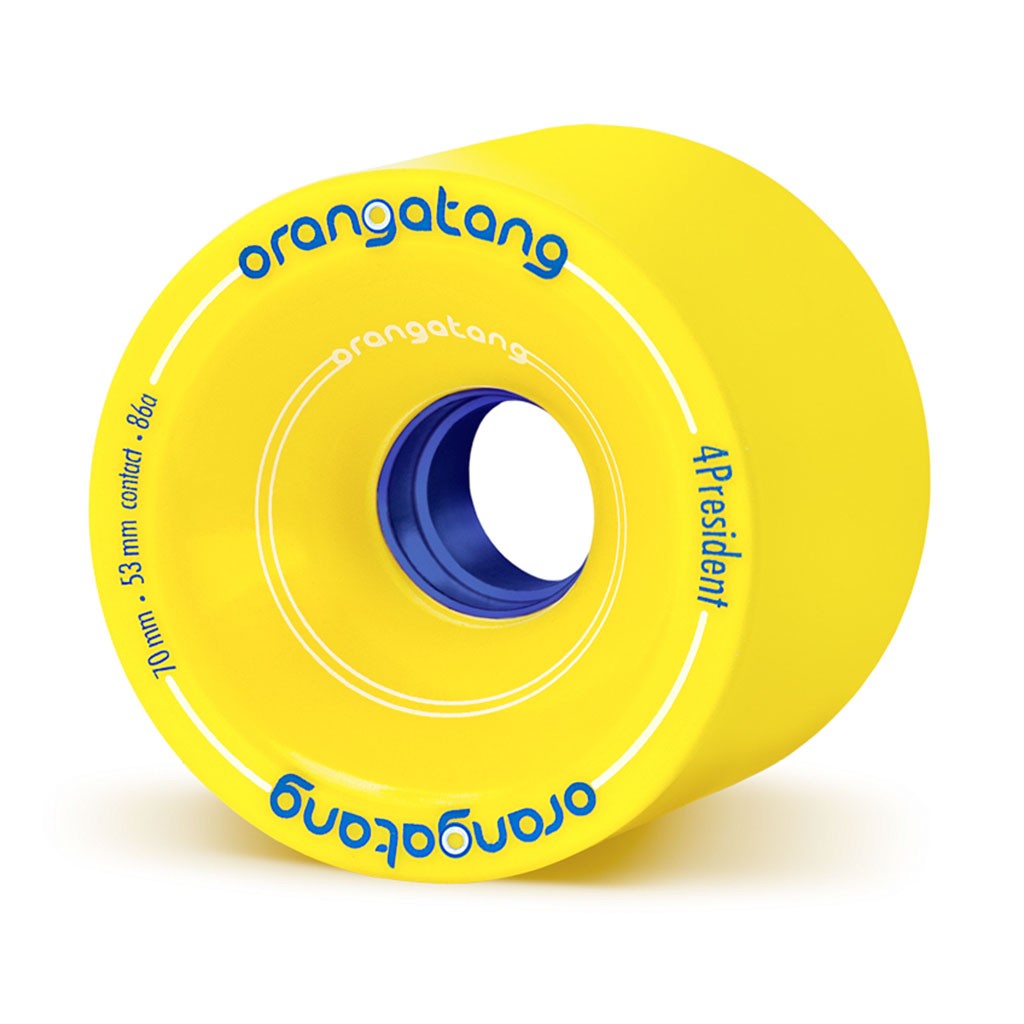 Roda Orangatang Wheels 4President 70mm 86a - Amarela