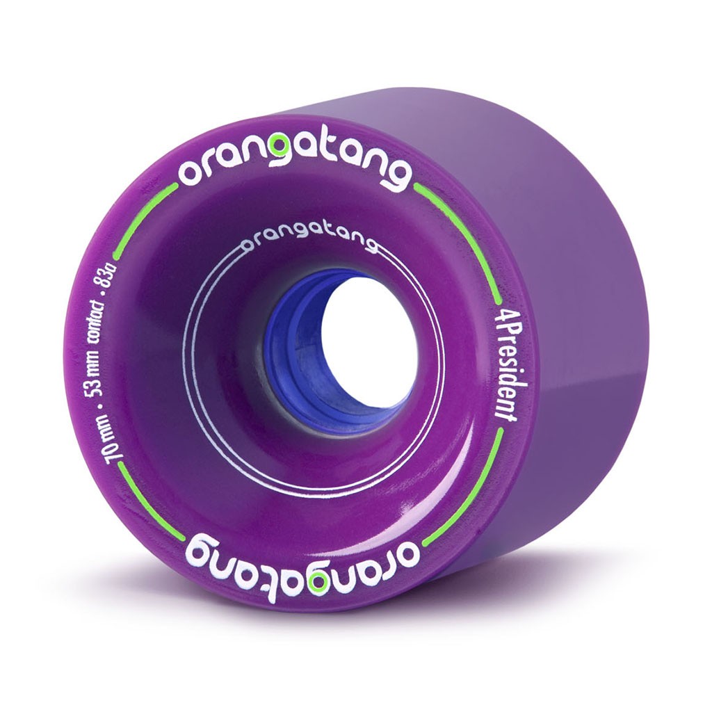 Roda Orangatang Wheels 4Presiden 70mm 83a - Roxa