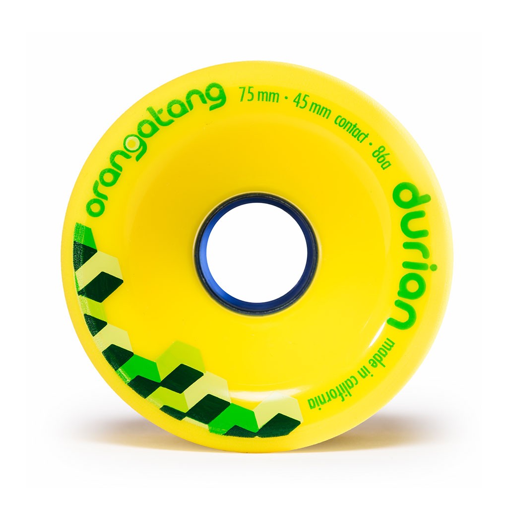 Roda Orangatang Wheels Durian 75mm 86a - Amarelo