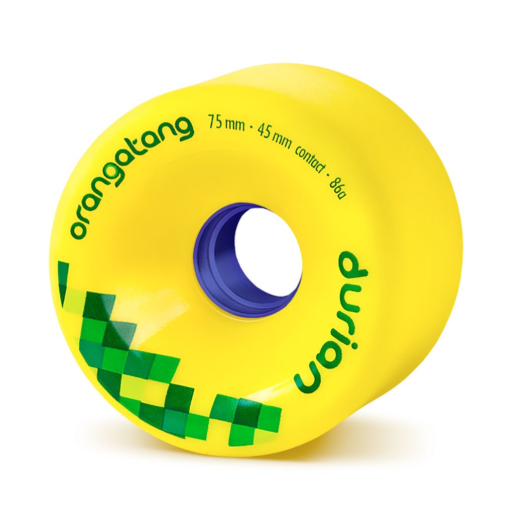 Roda Orangatang Wheels Durian 75mm 86a - Amarelo