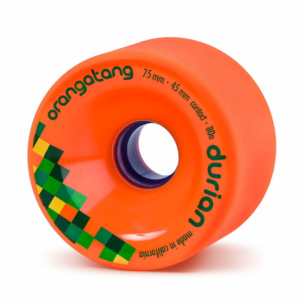 Roda Orangatang Wheels Durian 75mm 80a - Laranja
