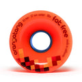Roda Orangatang Wheels Fat Free 65mm 80a - Laranja