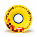 Roda Orangatang Wheels Fat Free 65mm 86a - Amarelo