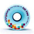 Roda Orangatang Wheels Fat Free 65mm 77a - Azul