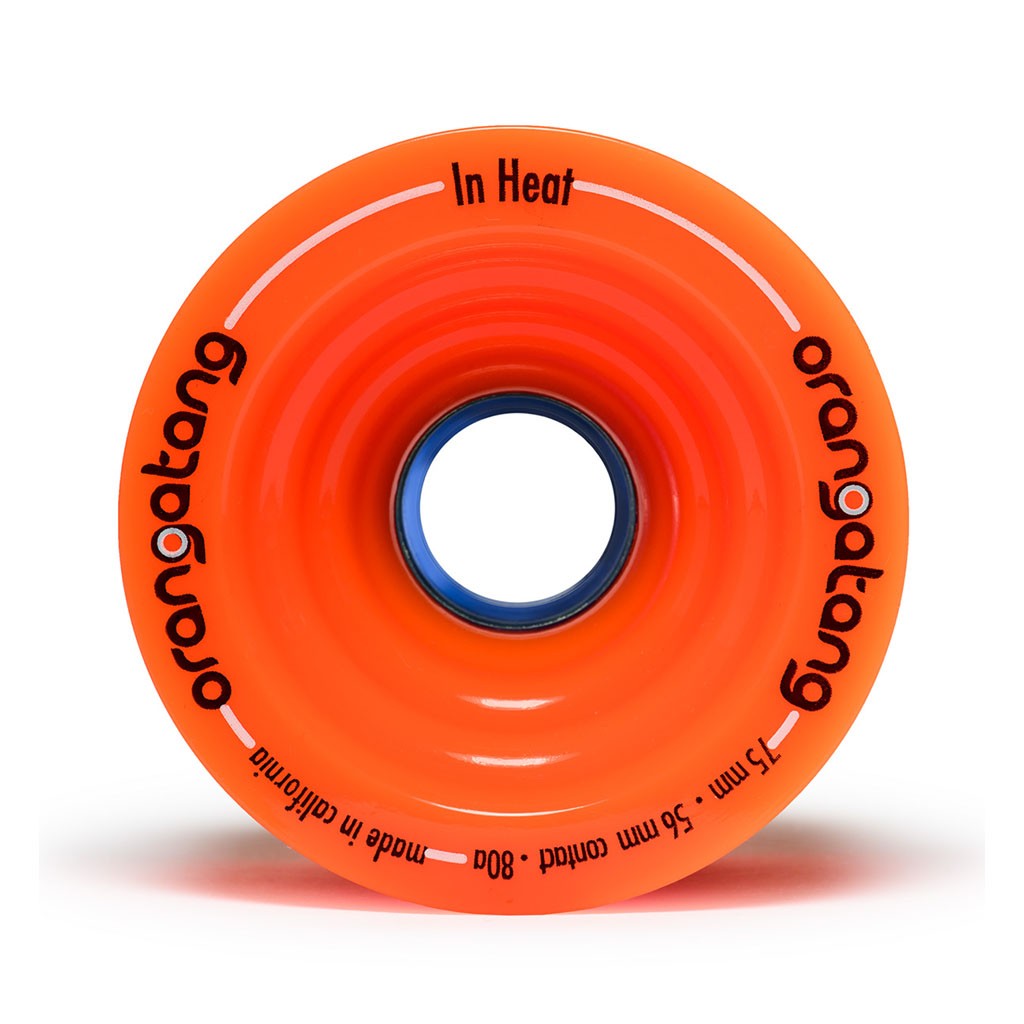 Roda Orangatang Wheels In Heat 75mm 80a - Laranja