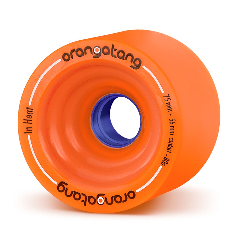 Roda Orangatang Wheels In Heat 75mm 80a - Laranja