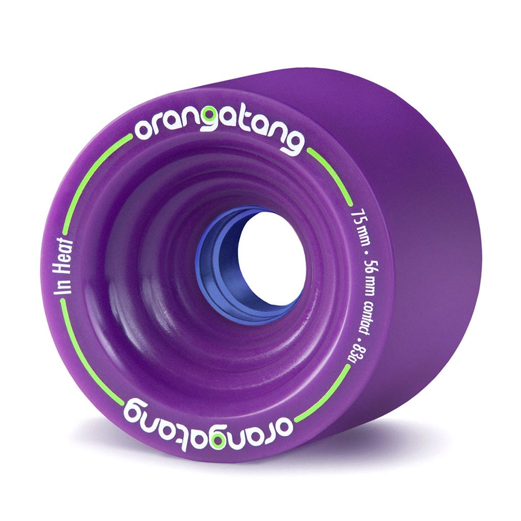 Roda Orangatang Wheels In Heat 75mm 83a - Roxo