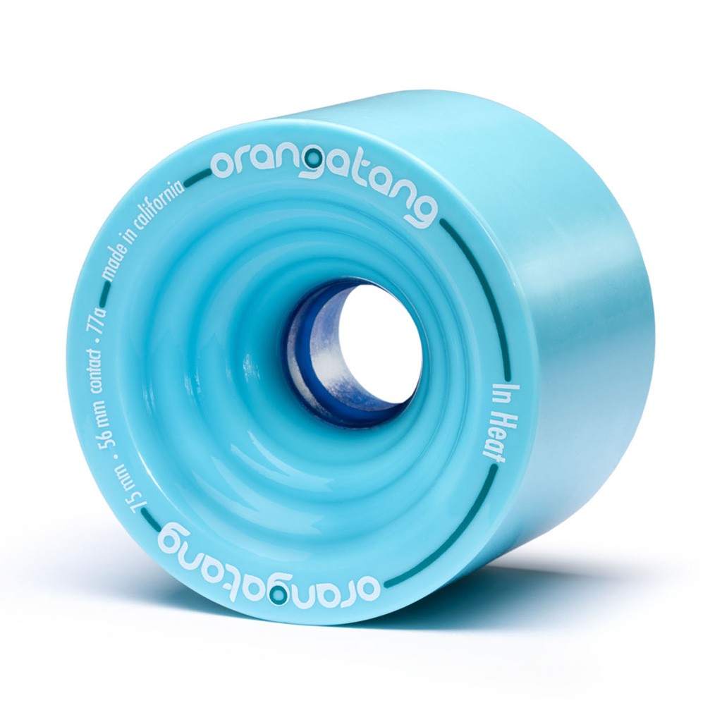 Roda Orangatang Wheels In Heat 75m 77a - Azul