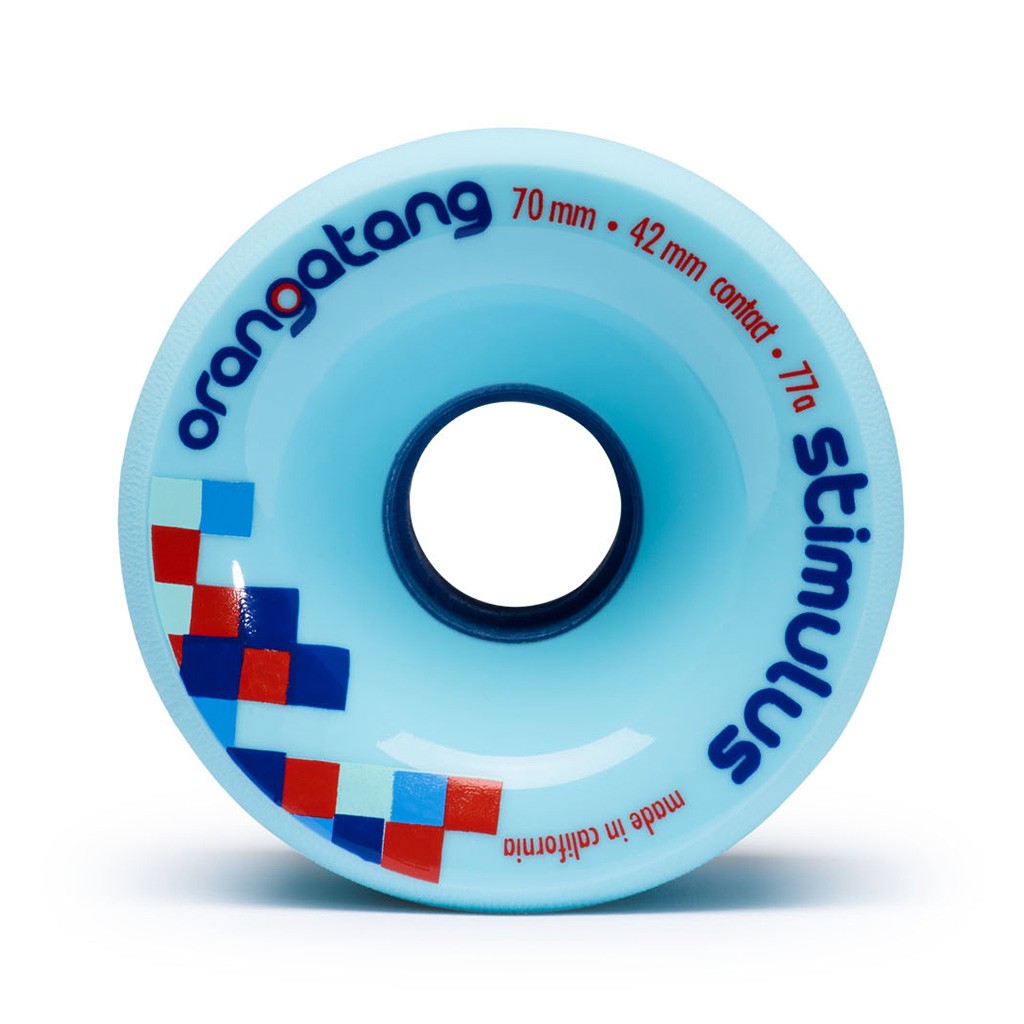 Roda Orangatang Wheels Stimulus 70mm 77a - Azul