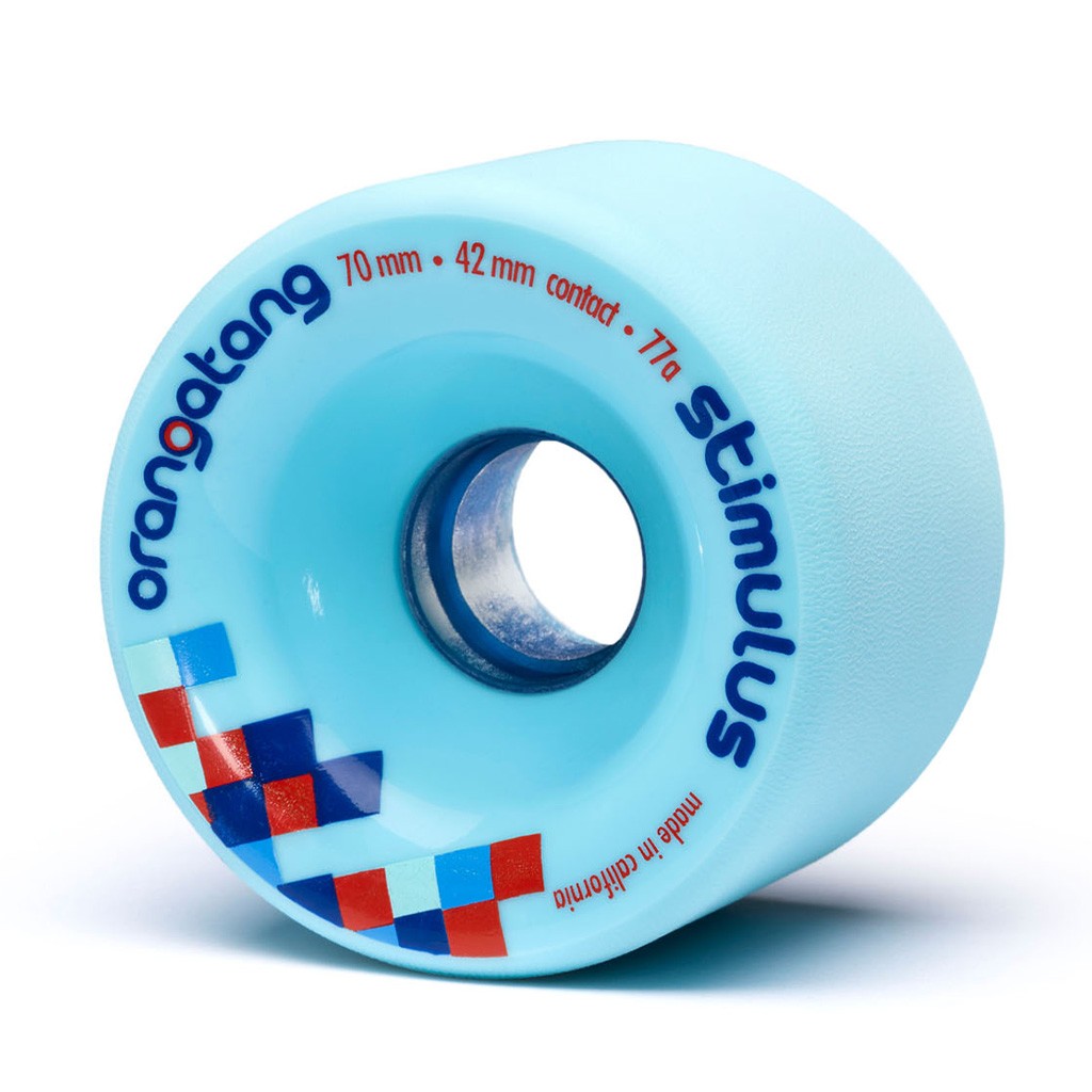 Roda Orangatang Wheels Stimulus 70mm 77a - Azul
