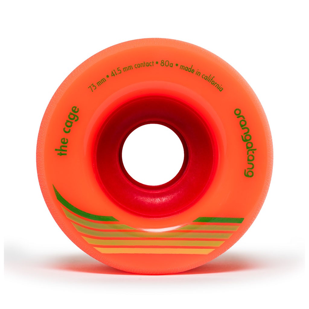 Roda Orangatang Wheels The Cage 73mm 80a - Laranja