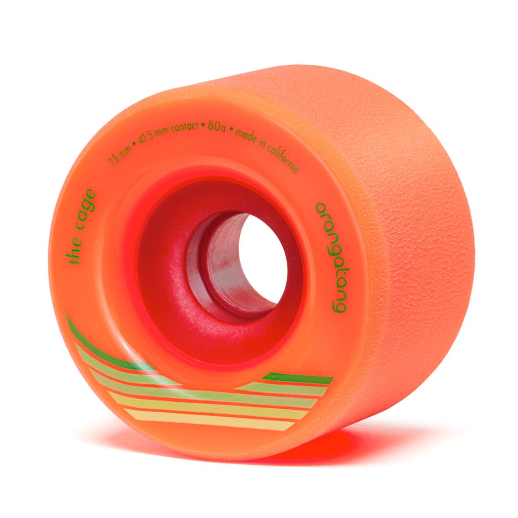 Roda Orangatang Wheels The Cage 73mm 80a - Laranja