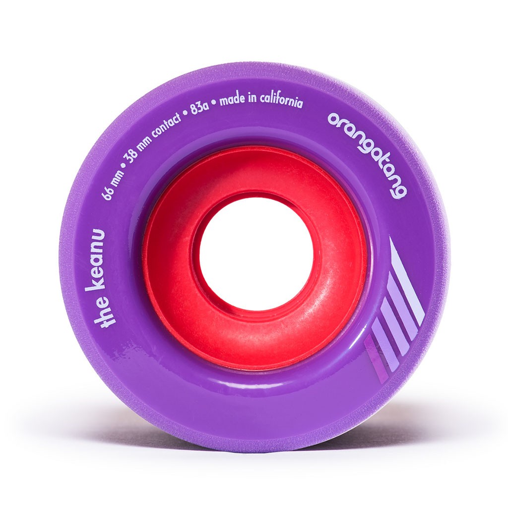 Roda Orangatang Wheels The Keanu 66mm 83a - Roxo