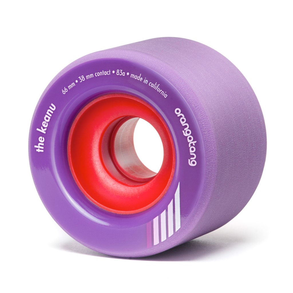 Roda Orangatang Wheels The Keanu 66mm 83a - Roxo