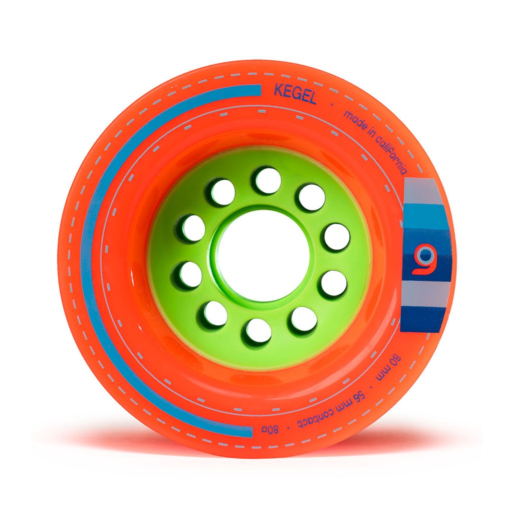 Roda Orangatang Wheels Kegel 80mm 80a - Laranja