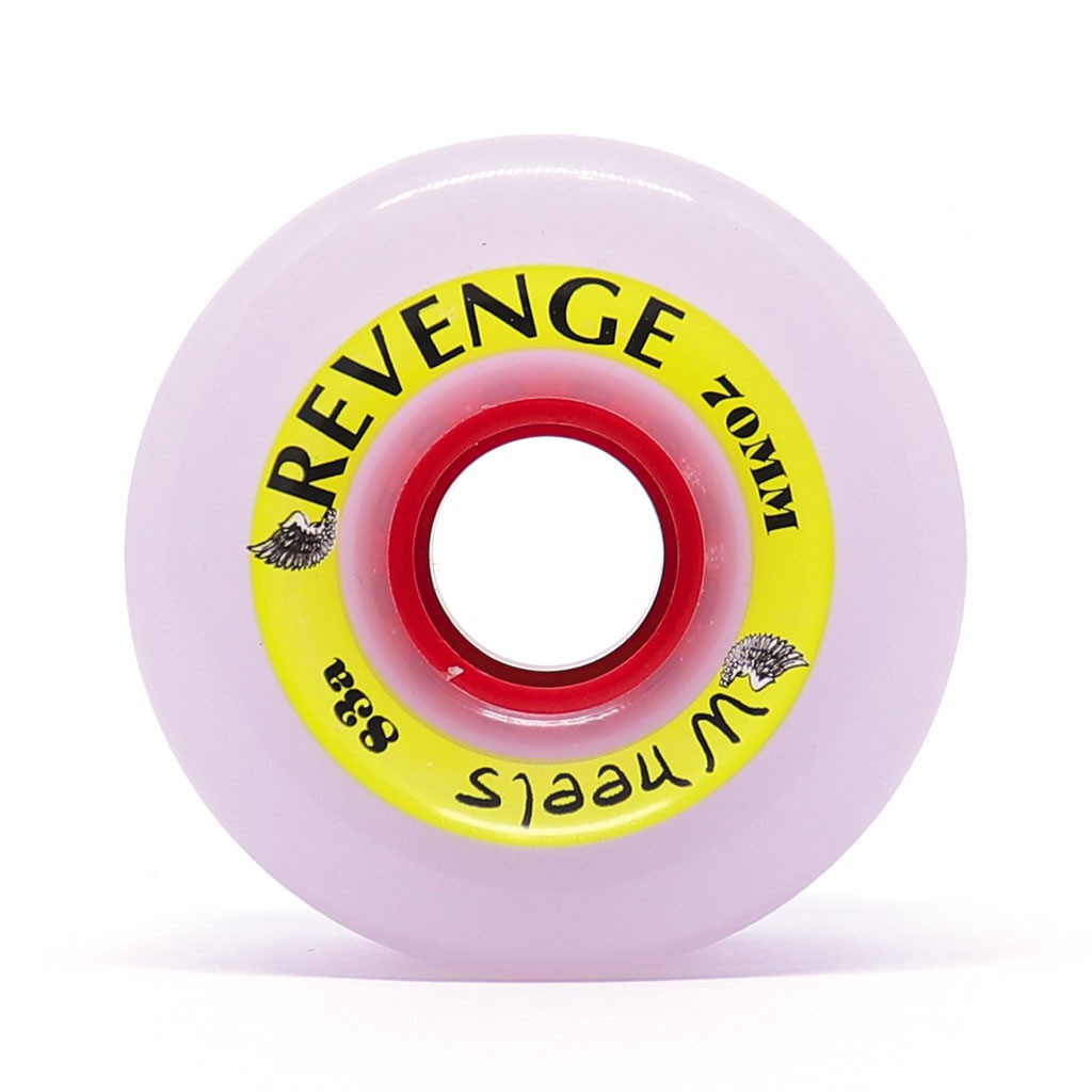 Roda Revenge 70MM 83A - Rosa Translúcido