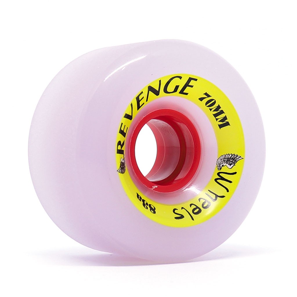 Roda Revenge 70MM 83A - Rosa Translúcido