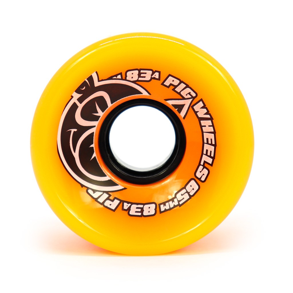Roda Pig Wheels Voyager 65mm - 83A - Laranja