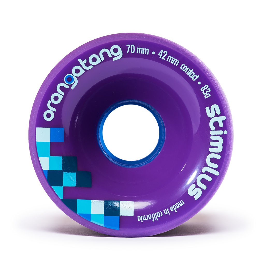 Roda Orangatang Wheels Stimulus 70mm 83a - Roxo
