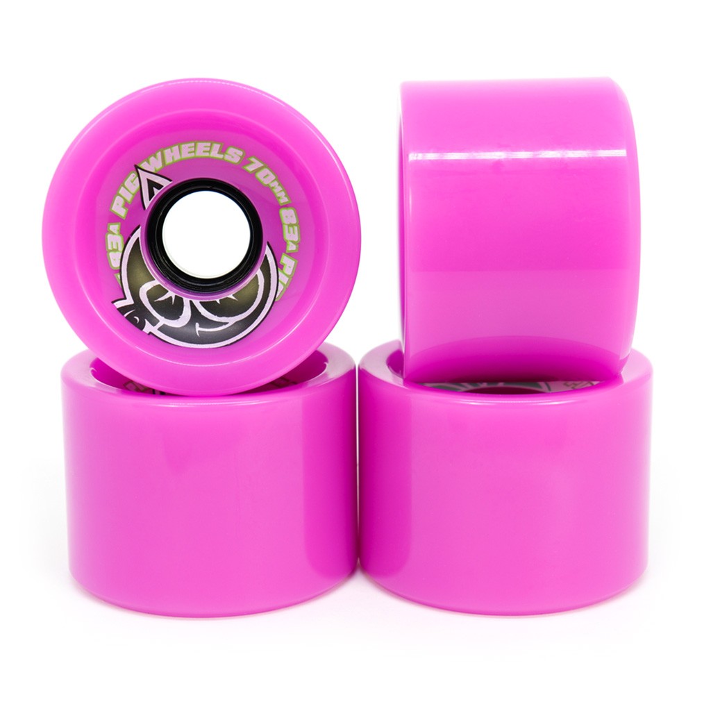 Roda Pig Wheels Voyager 70mm - 83A - Rosa