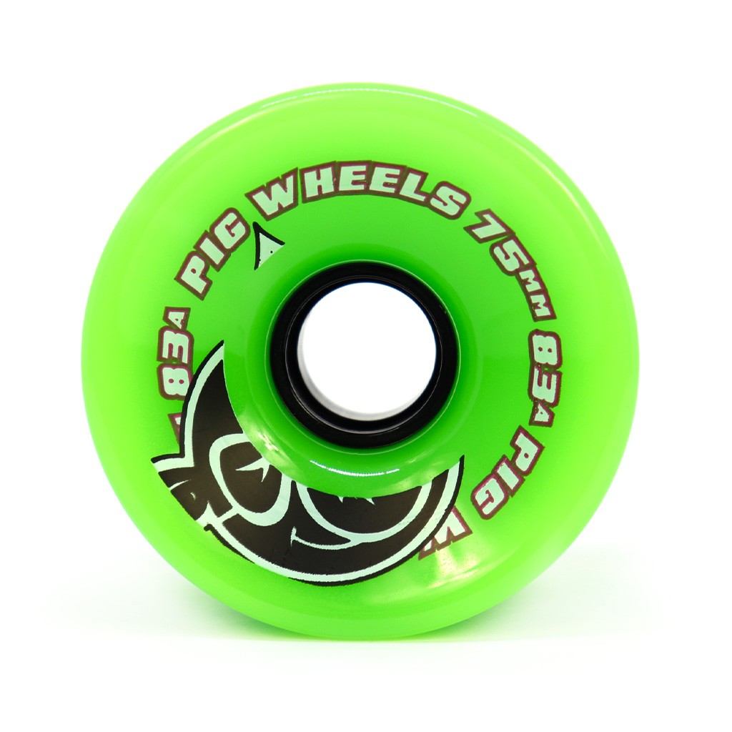 Roda Pig Wheels Voyager 75mm - 83A - Verde