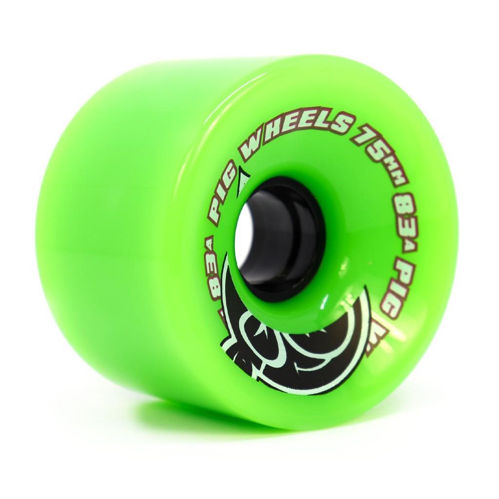 Roda Pig Wheels Voyager 75mm - 83A - Verde