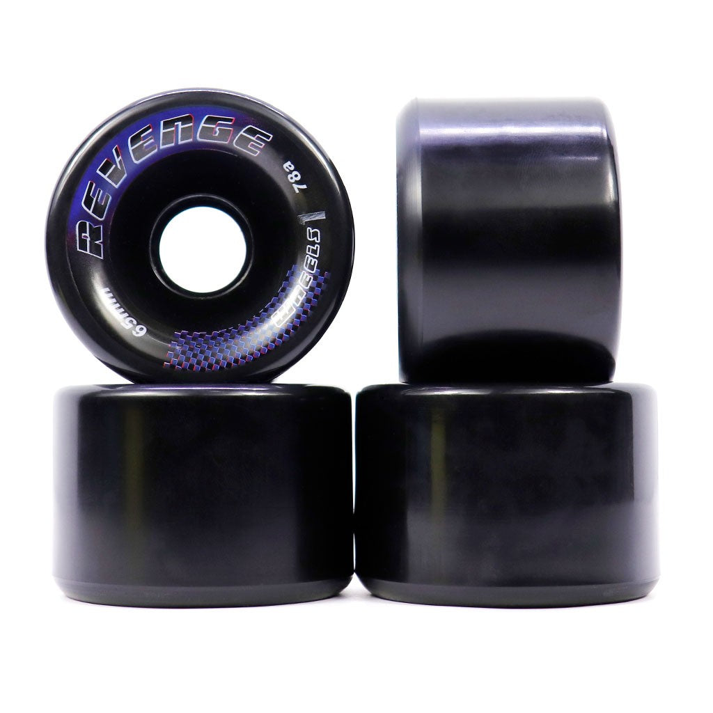 Roda Revenge Flag 65mm 78a - Preta