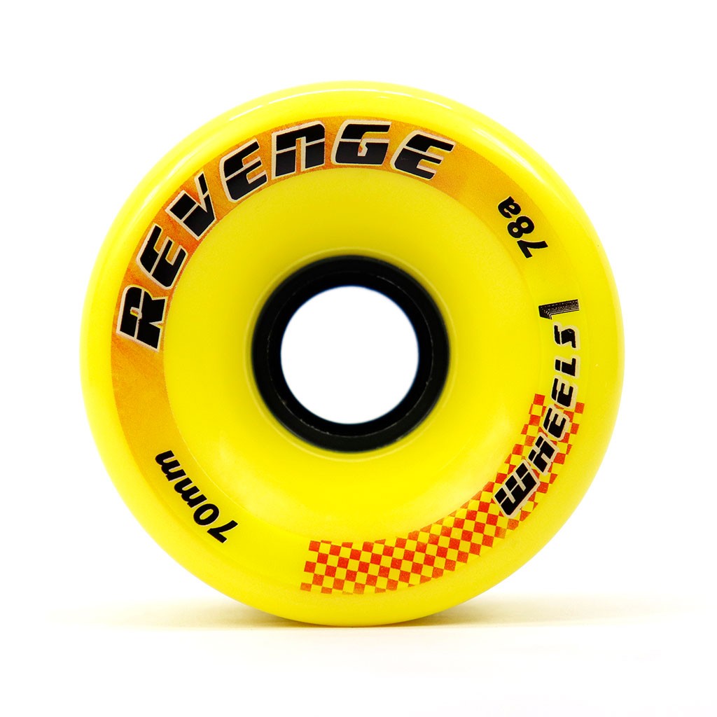 Roda Revenge Flag 70mm 78A - Amarelo