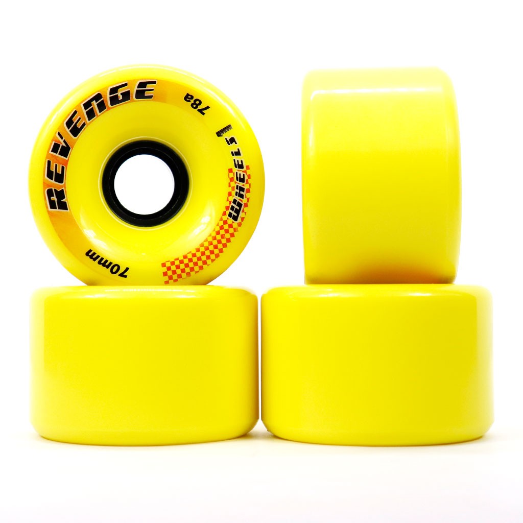 Roda Revenge Flag 70mm 78A - Amarelo