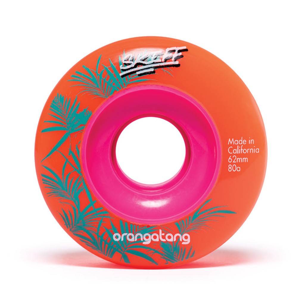 Roda Orangatang Wheels Skiff 62mm - 80A - Laranja
