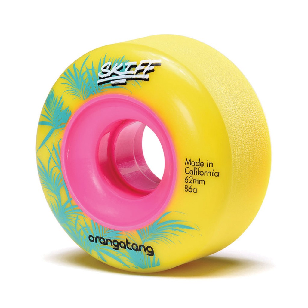 Roda Orangatang Wheels Skiff 62mm - 86A - Amarelo