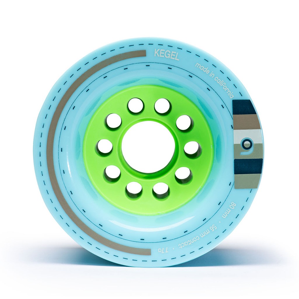 Roda Orangatang Wheels Kegel 80mm 77a - Azul