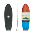 Shape Ultra Fun Surfboard Simulador - Vulcano - Vermelho / Preto / Azul