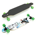 Skate Longboard Multimarca Freeride - Branco / Preto / Verde