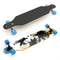 Skate Longboard Multimarca Freeride - Laranja / Preto / Azul