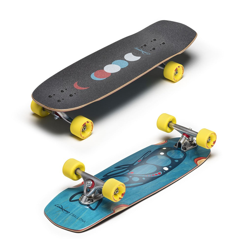 Skate Longboard Loaded Boards Loaded Ballona Moby - Azul / Amarelo