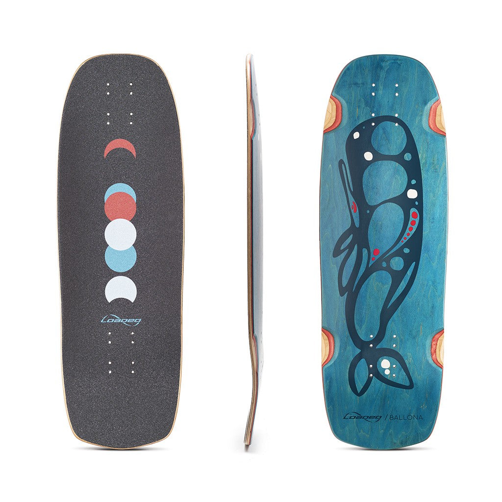 Skate Longboard Loaded Boards Loaded Ballona Moby - Azul / Amarelo