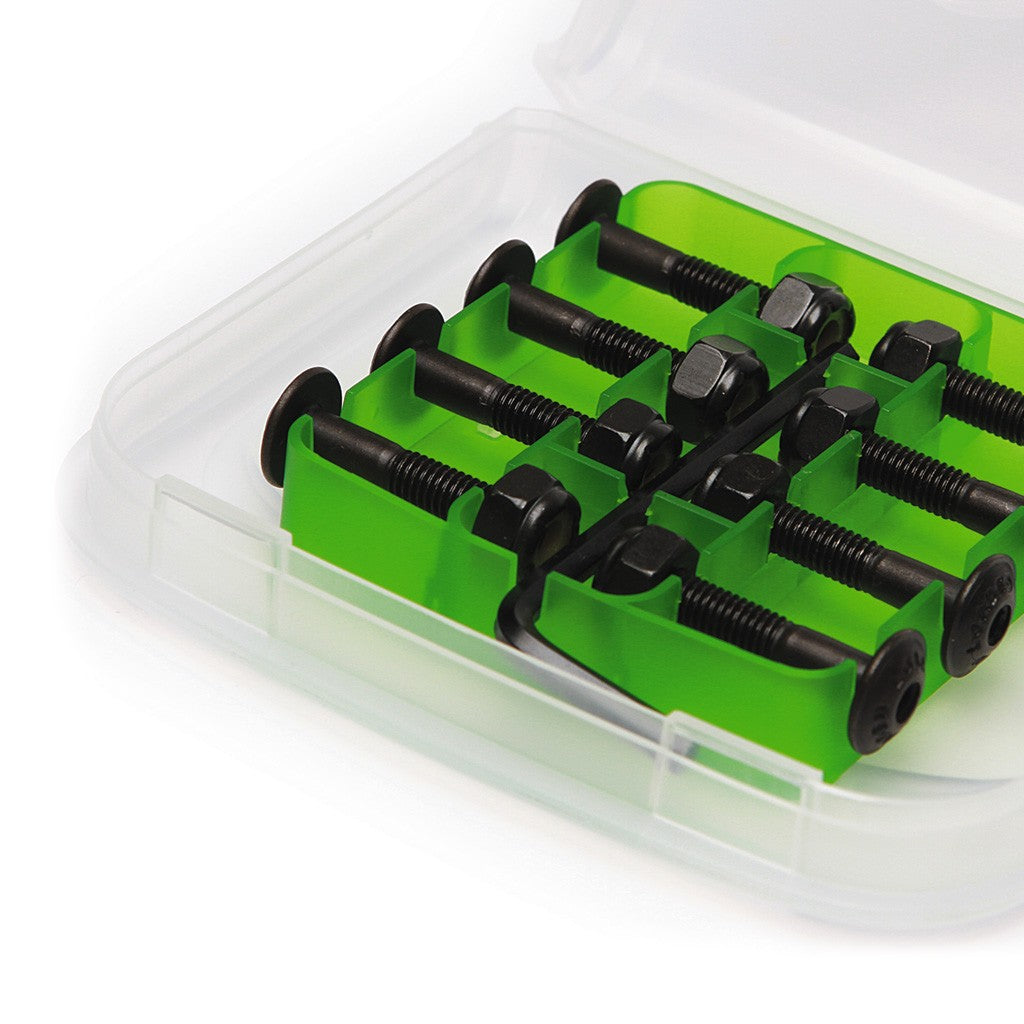 Parafuso de base Loaded Boards Hardware 1 Inch - Preto / Verde