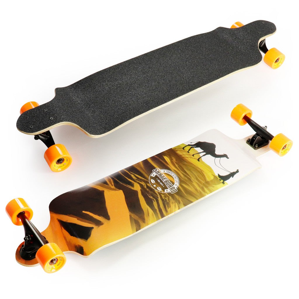 Skate Longboard Multimarca Rebaixado V2 - Laranja