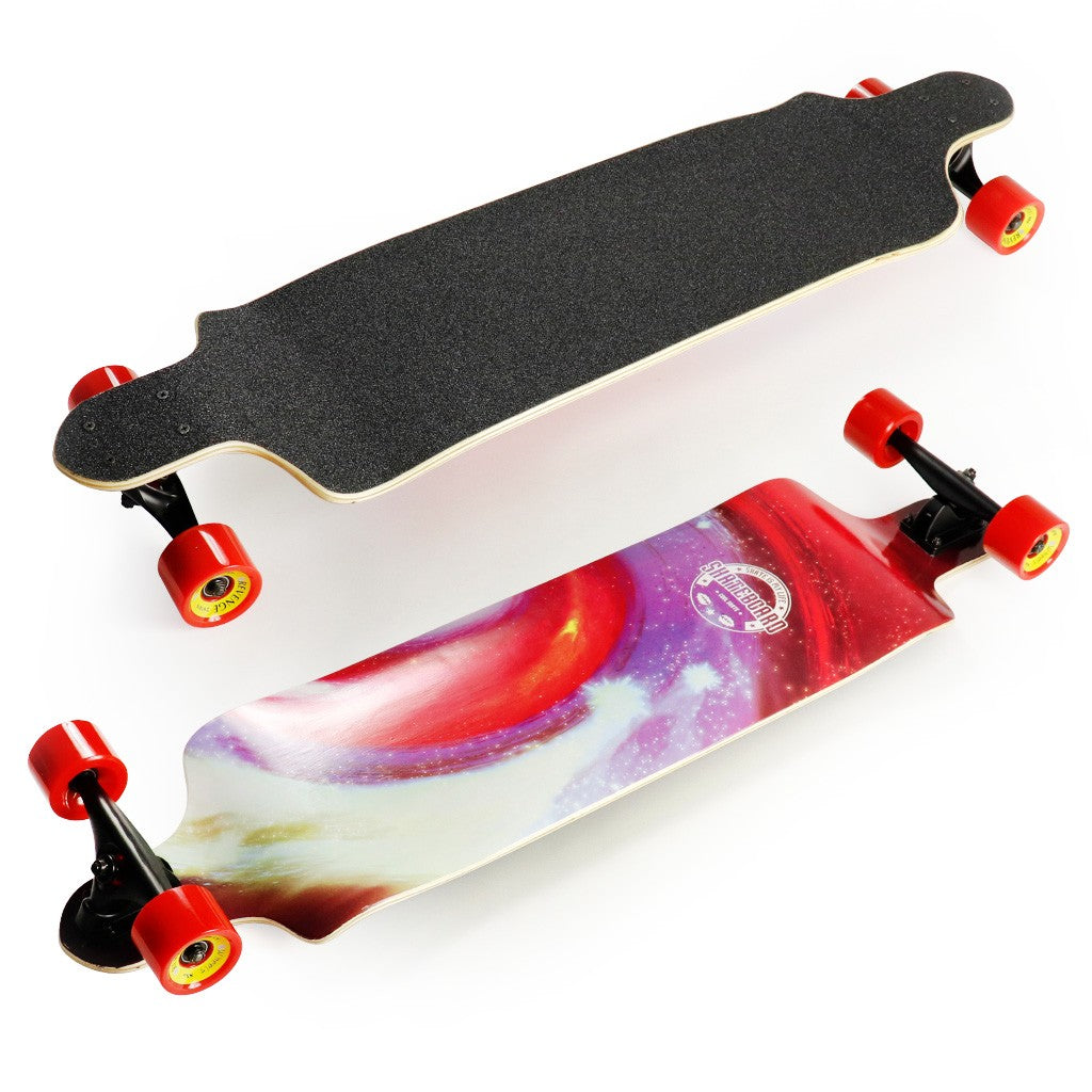 Skate Longboard Multimarca Rebaixado V2 - Vermelho