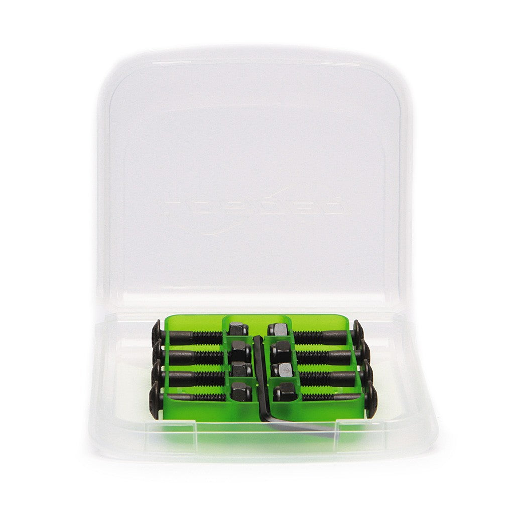 Parafuso de base Loaded Boards Hardware 1 Inch - Preto / Verde