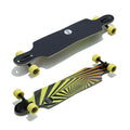Skate Longboard Nice Skateboards Tunnel Twin - Preto / Amarelo