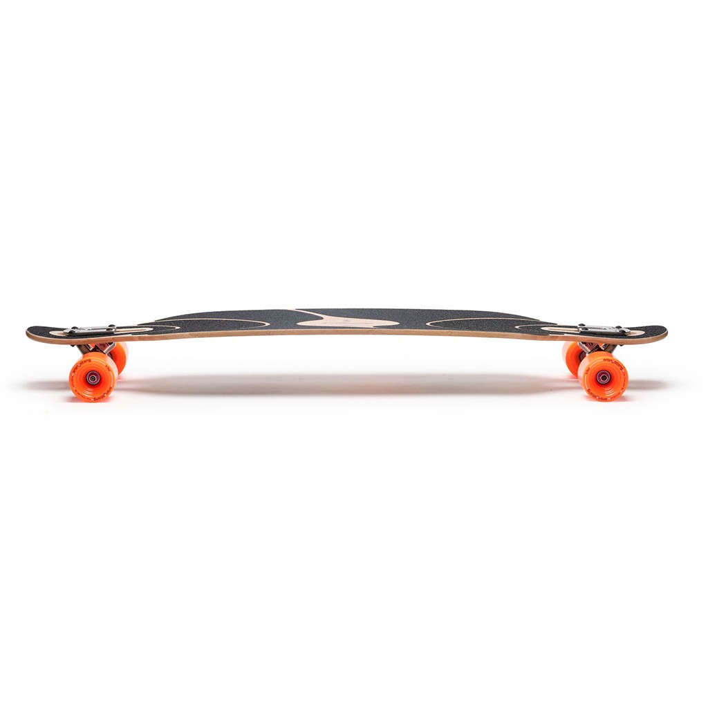 Skate Longboard Loaded Boards Dervish Sama Flex 2 - Bege / Laranja