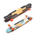 Skate Longboard Loaded Boards Mata Hari - Bege / Laranja
