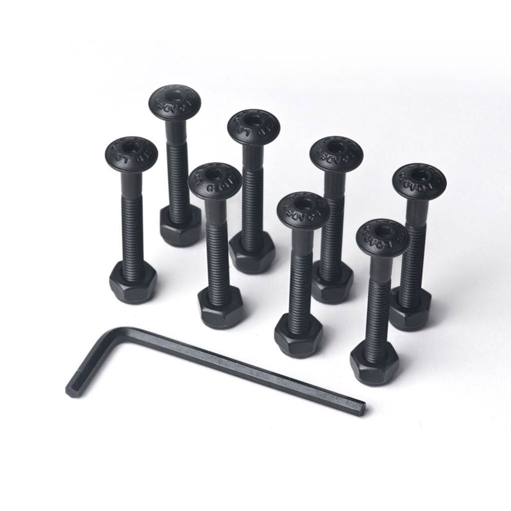 Parafuso de base Loaded Boards Button Head 1.25 Inch - Preto