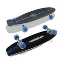 Skate Longboard Multimarca Skate Simulador 33 Thunderflash - Preto / Azul