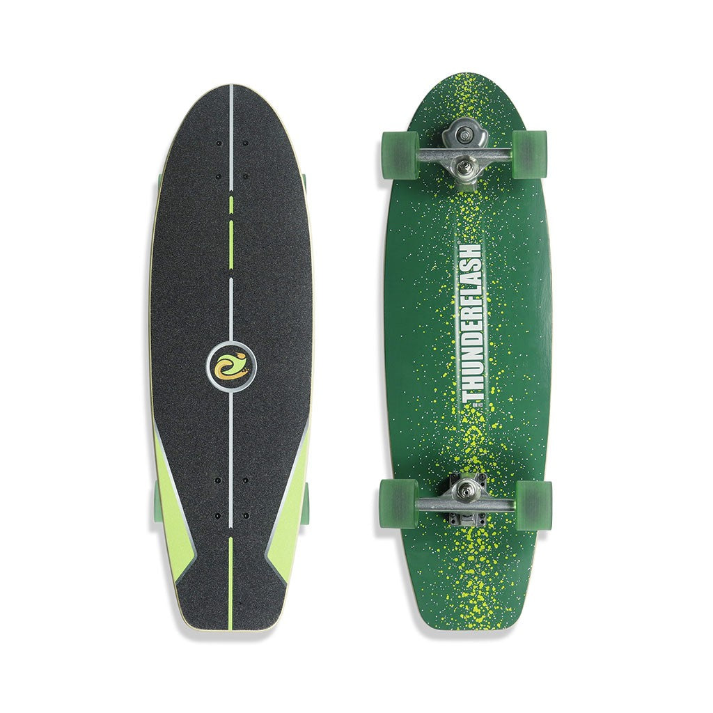 Skate Longboard Multimarca Skate Simulador 33 Thunderflash - Verde