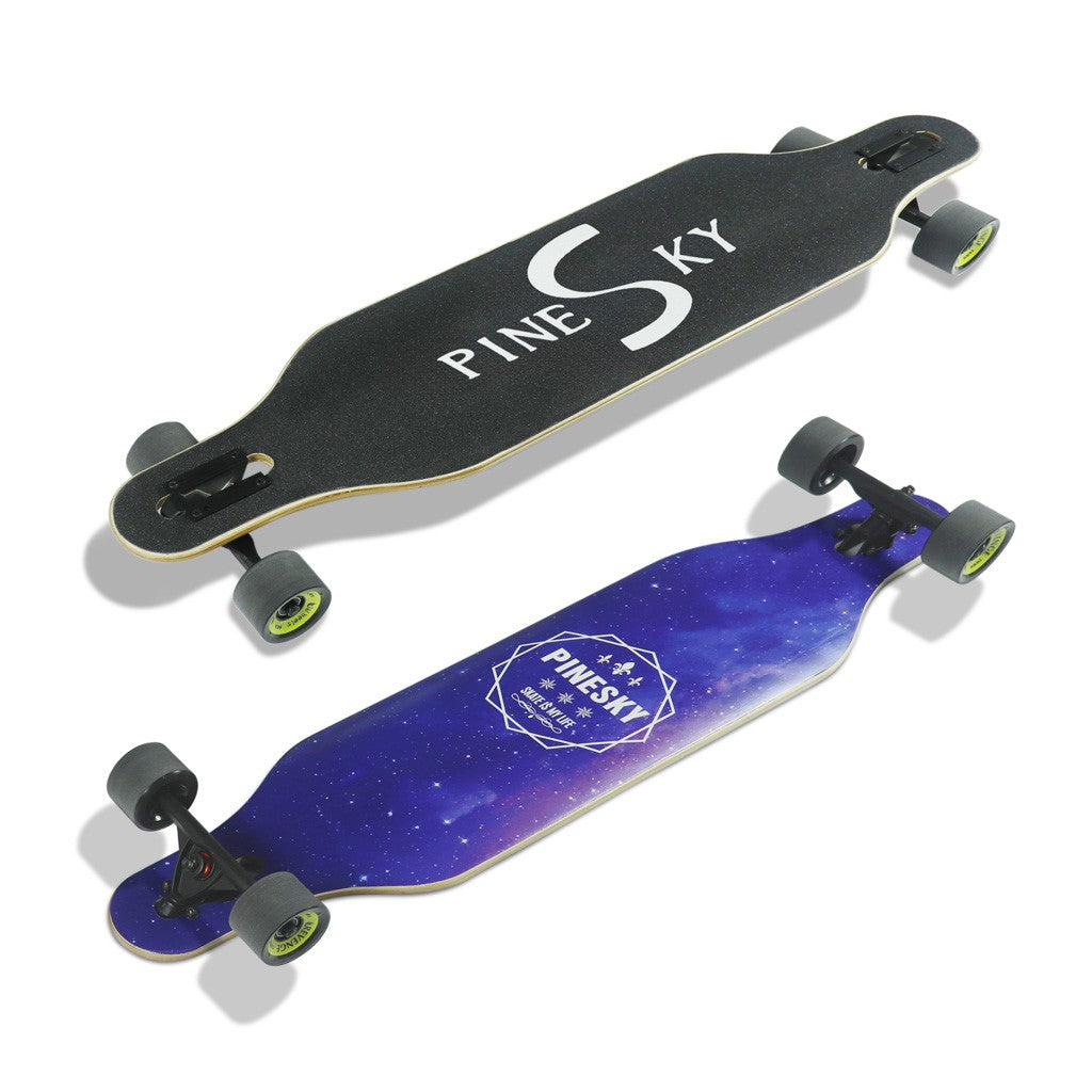 Skate Longboard Multimarca Pinesky 41 Night - Azul