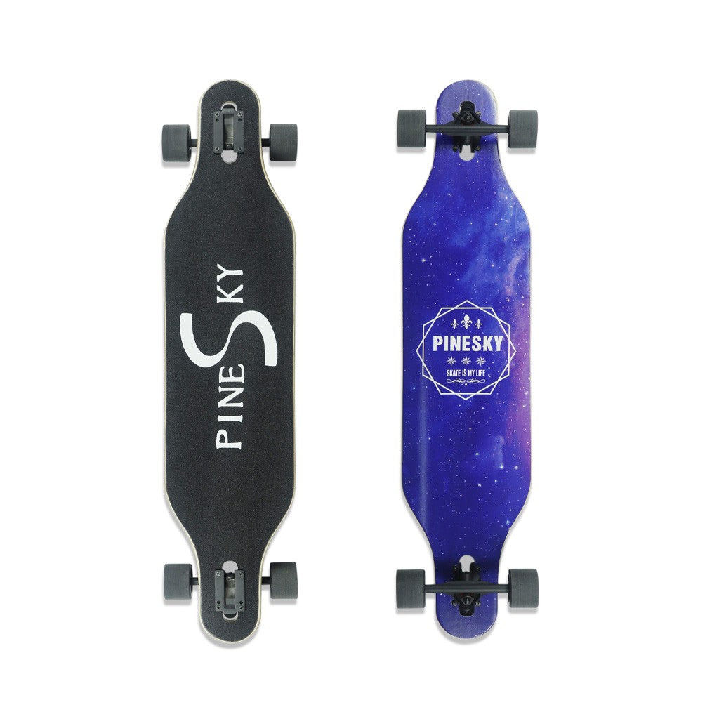 Skate Longboard Multimarca Pinesky 41 Night - Azul