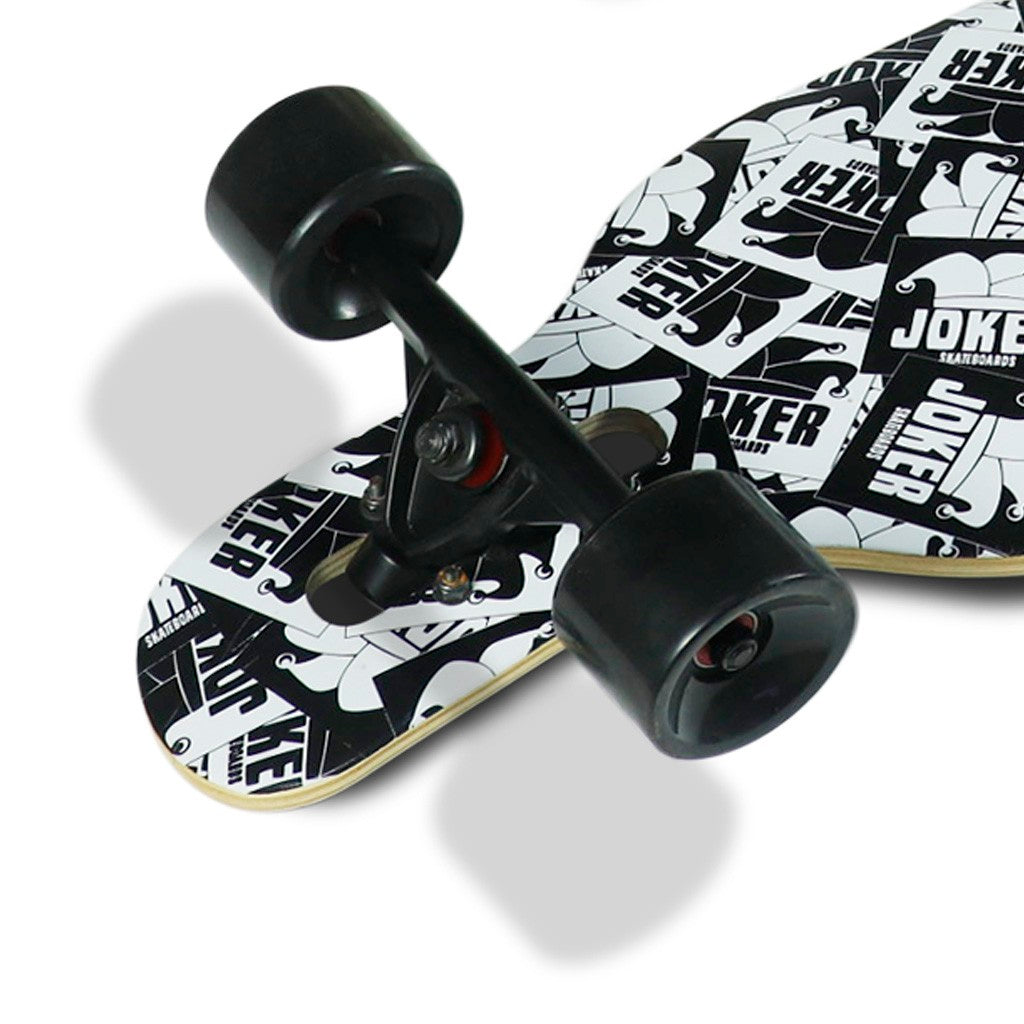 Skate Longboard Multimarca Joker 42 - Branco / Preto
